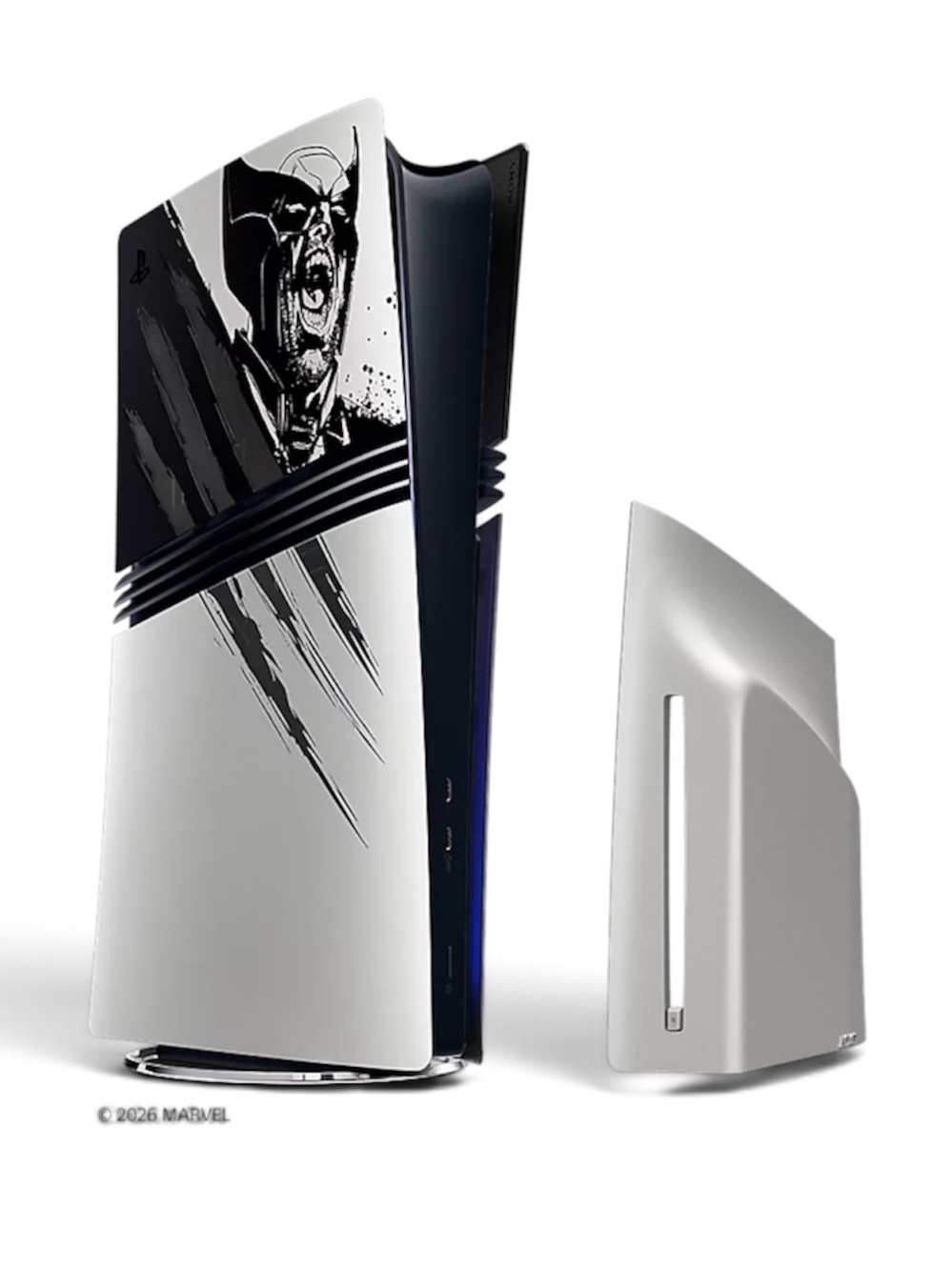 PS5® Pro Console Covers - Marvel's Wolverine Adamantium Limited Editiod